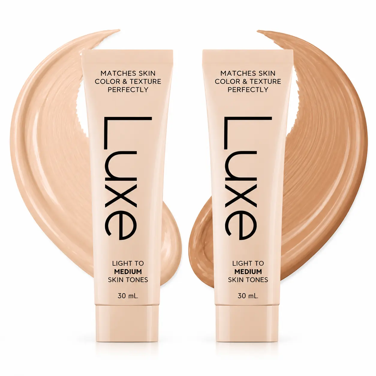 30g Alcohol-Free Color-Changing Liquid Cosmetic Concealer & Foundation, Light-Medium Skin Tones, Daily Lightweight Hydrating Buildable Coverage, Smooth Radiant Moisturizing Natural Finish Makeup