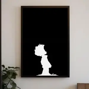 The Boondocks Poster, Riley & Huey Anime Wall Art, Granddad Nostalgic Vintage Posters