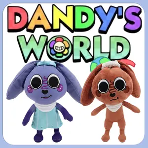 23cm Dandy’s World Plush Spring Outing Cocoa Plush Toys Game Peripheral Figure Cocoa Doll Birthday Gift Toys for Kids Room Decor