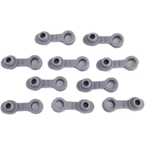10 count Grey Universal  Sealing Bottle Straw Hole Grommets Stopper  Straw Plug Replacement Tumber for Thermos Cup,  Stoppers and Pourers Kitchen Utensils and Gadgets (20/30OZ)