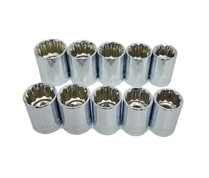 Craftsman 10 Piece 1/2" Inch Drive Socket Set, 12 Point, Standard & Metric