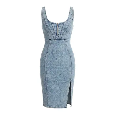 Sonora Denim Mini Dress - TikTok Shop