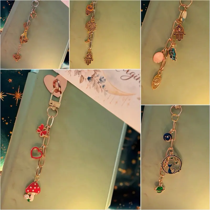 Kindle Charms, Cute Decorative Accessories for Kindle E-Readers, Lightweight Anti-Scratch Bookmarks