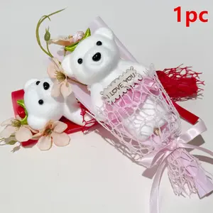 Adorable Teddy Bear Bouquet Decoration & Gift, Perfect for Christmas, Valentine's Day, Mother's Day, Easter, Thanksgiving