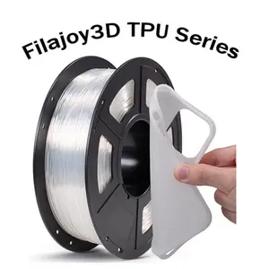 Tpu 3D Printer Filament 1.75mm, High Speed 95a Tpu Long Filament, 25g Elasticity 3D Fine Filament, Fast Printing, Dimensional Accuracy ±0.03mm