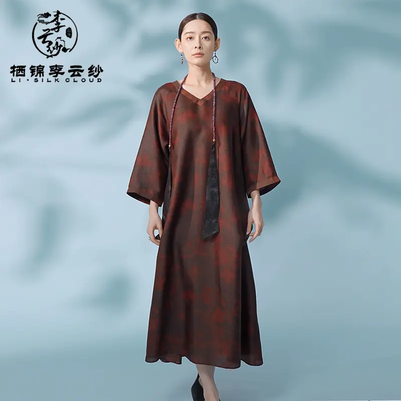 green emerald velvet dress Ethereal Blue Wei Jin Hanfu Dress main image 0