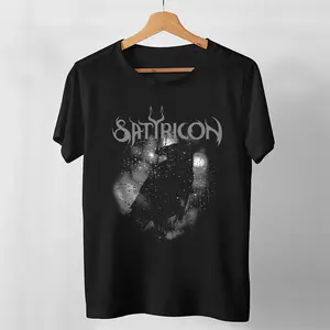 SATYRICON band Classic T-shirt, Satyricon Black Crow On A Tombstone Sweatshirt, black metal Hoodie, Satyr Tees, Frost , death metal , rock band, Norway, Dark Medieval Times, nemesis divina, the shadowthrone, diabolical, volcano