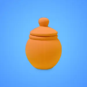 Clay Vessel small tinaja de barro pequeña