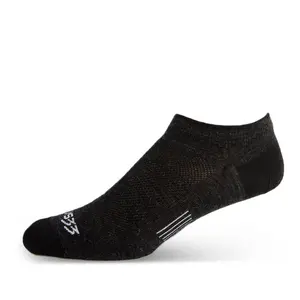 Minu33 - Microweight Merino Wool No Show Mountain Heritage Socks - Breathable, Moisture Wicking, Anti-Microbial Made in USA!