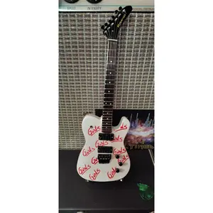 MICK MARS - Signature White Girls x3 1:4 Scale Replica Guitar ~Axe Heaven~