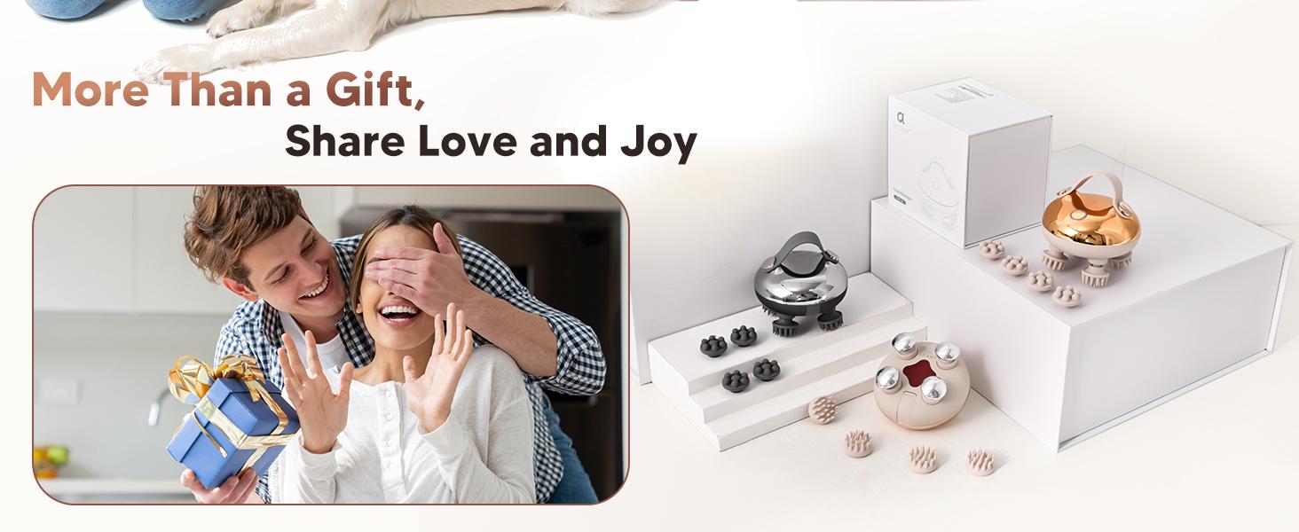 Cordless Scalp Massager Hair Growth with 3 kneading Modes,Waterproof Head Massager with 8 Claws for Deep Cleansing,Head Scratcher,Body Massager for Stress Relief, Cat Massager Tissue