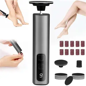 Electric Foot Callus Remover,2 in 1 Callus Romover for Feet, 9 Speed Adjustable Professional Electric Foot Sanders with Rechargeable Battery, Foot File Pedicure Foot Scrubber for Women Men