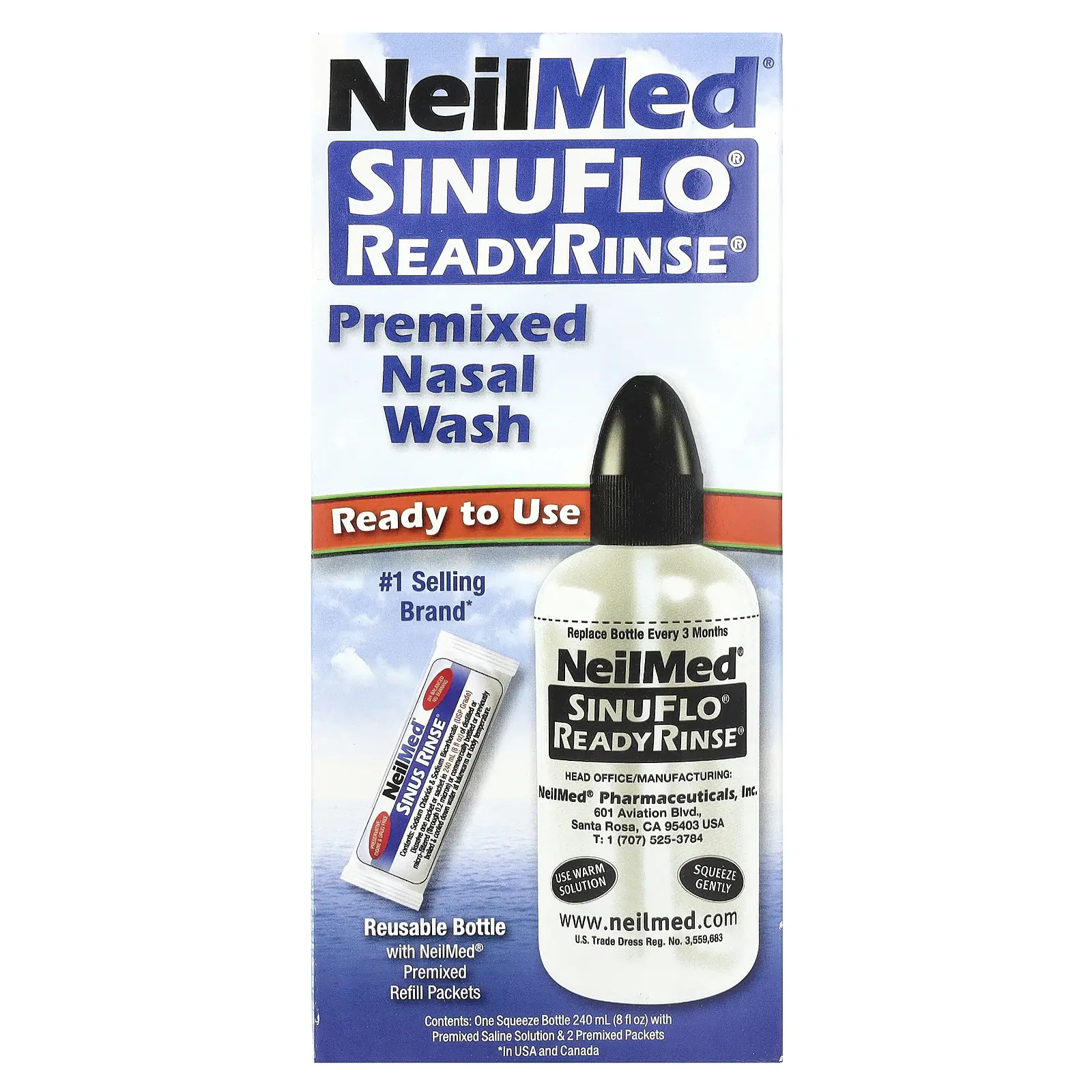 NeilMed SinuFlo® ReadyRinse®, Premixed Nasal Wash, 2 Piece Kit - TikTok ...