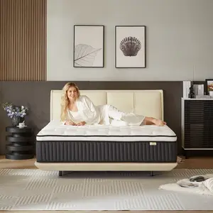 Twin Mattress 10 Inch Mattress Twin Size in a Box,Superior Hybrid Mattress with Memory Foam for Extra Lumbar Support,100 Night Trial,Maximum Support,Zoned Spring, Firm (10 Inch Plush, Twin)