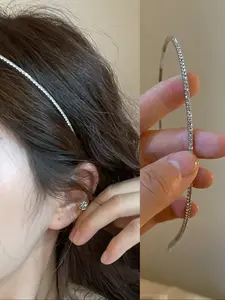 Elegant Rhinestone Hairband, Bling Hair Headband, Sparkling Design for Women, Perfect for Daily Wear & Special Occasions, Enhance Your Look Instantly