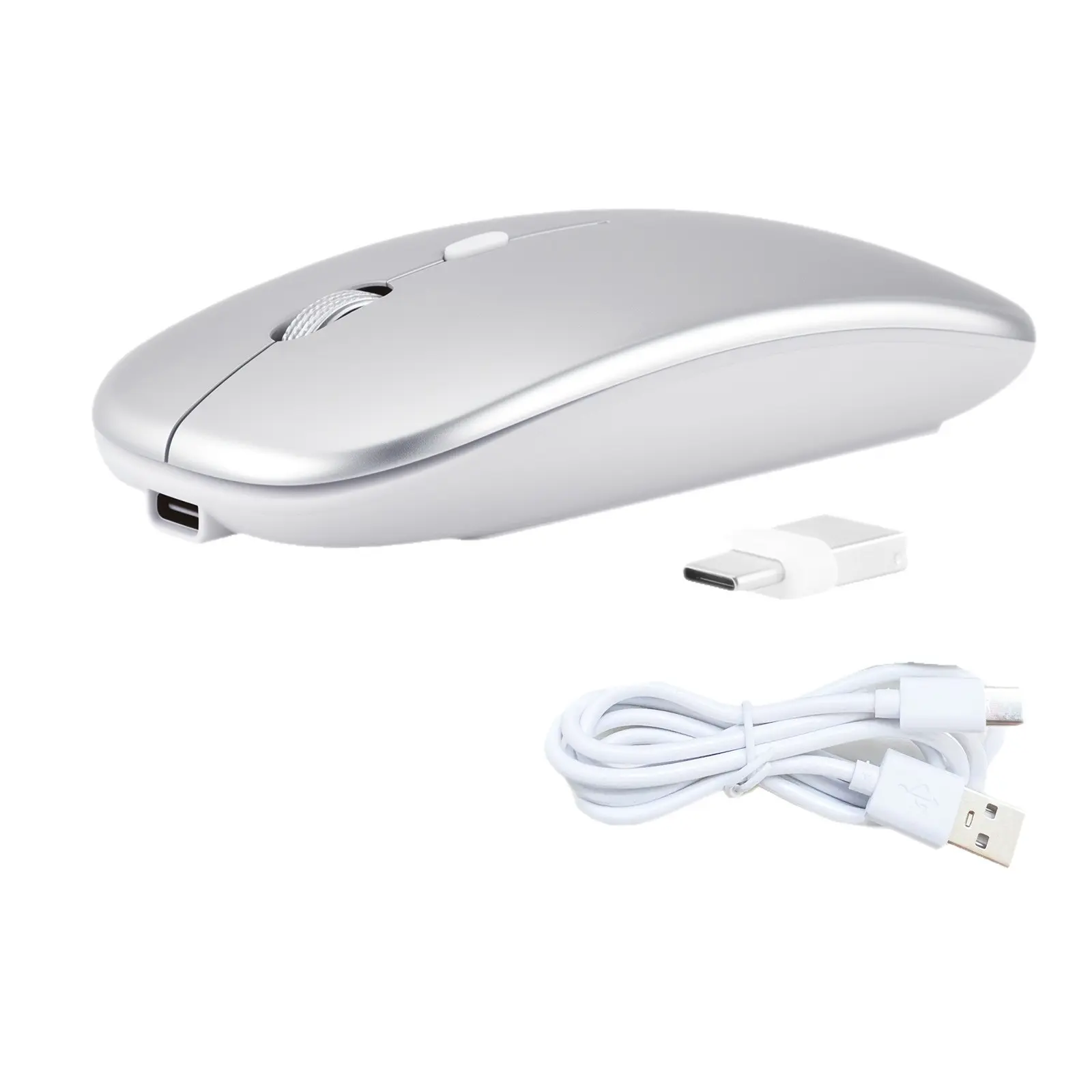 2026 New MacBook Air Pro Compatible Wireless Bluetooth Mouse Slim Ergonomic Silent Rechargeable High Precision Stable Connection for Apple