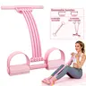 Pedal Resistance Band with Elastic Pull Rope - TPE Stretch Training Band, Multi-Functional Home Workout Equipment, Ab Training Exercise Equipment for Sit-Ups & Yoga,outdoorfun