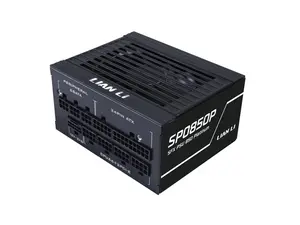 Lian Li SP Platinum 850W SFX Form Factor Power Supply with 12V-2x6 Connectors - ATX 3.1 & PCIE 5.1 Compliant - Low-Noise - Fully Modular - 105°C Capacitors - 10 Year Warranty - Black (SP0850P.B)