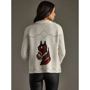 Ivory Horse Cardigan