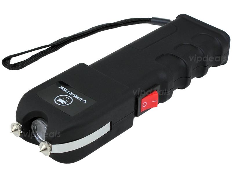 VIPERTEK VTS-989 - Heavy Duty Rechargeable LED Flashlight - Compact & Portable (Black)