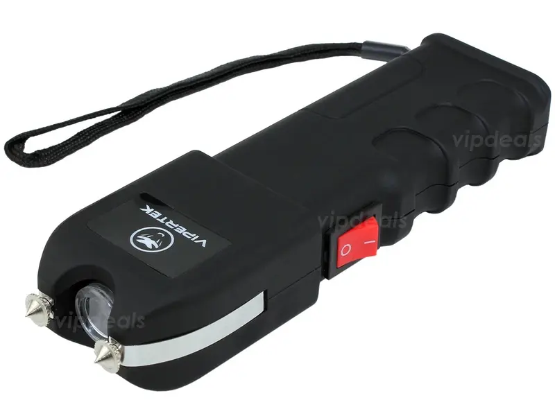 VIPERTEK VTS-989 - Heavy Duty Rechargeable LED Flashlight - Compact & Portable (Black)