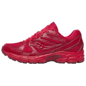 Saucony Grid Ride Millennium 'St. Valentine' Men's Lightweight Running Shoes with Responsive Cushioning Red/White All Seasons Breathable Mesh Upper