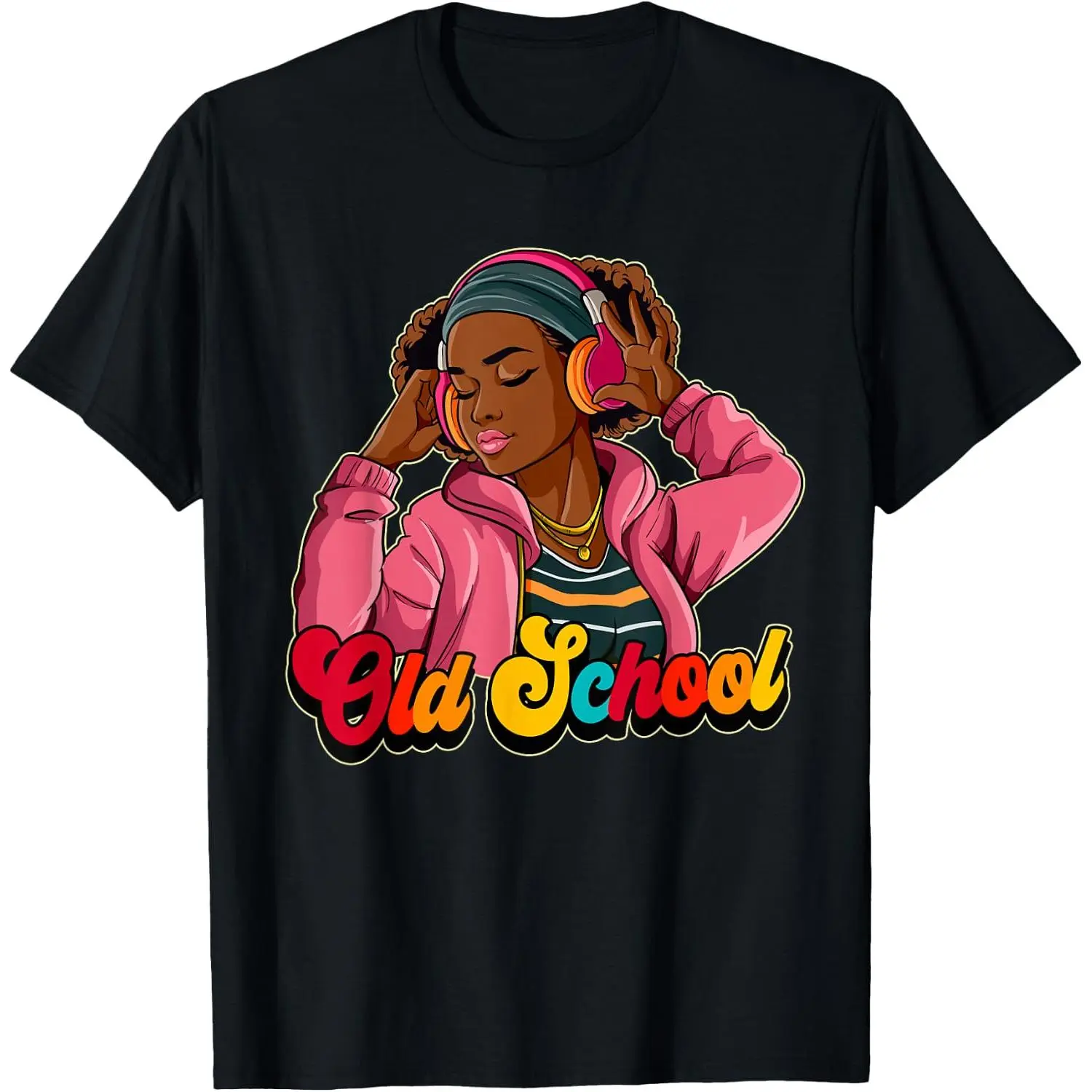 100% Cotton Old School Hip Hop Girl T-Shirt