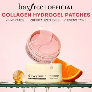 dewyhour Collagen Firming Hydrogel Eye Patches with Retinol & Vitamin C – For Puffy Eyes & Dark Circles, Moisturizing Eye Mask with Caffeine & Hyaluronic Acid | Gentle Korean Skincare