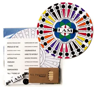 Grief I AM Affirmation Spinner Wheel | DIY Craft for Sympathy, Bereavement, & Loss of a Loved One