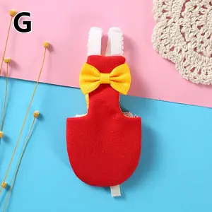 1pc Adorable Parrot Flight Suit with Bow Tie & Bunny Ears - Polyester Diaper Pouch for Medium to Large Birds, Comfortable Pet Bird Clothing, Bird Diaper Cover | Stylish Bird Clothing | Durable Pet Attire