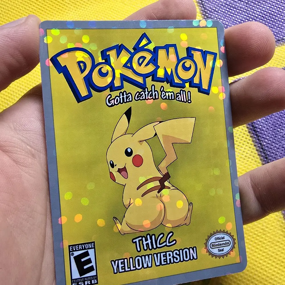 thicc pikachu pokemon card Amazon.com: Thicc Pikachu Pokemon Card main image 1