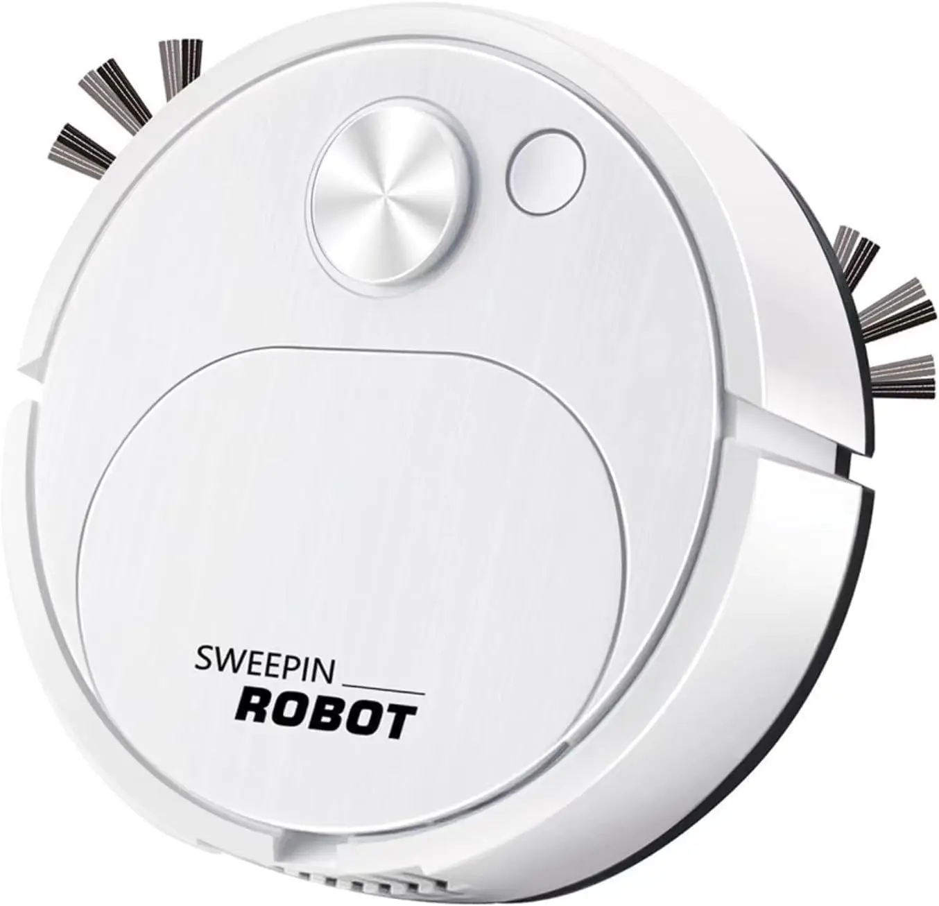 3-In-1 Smart Robot Vacuum Cleaner And Mop, RechargeableAutomatic Smart Sweeping Robot Floor Cleaning VacuumCleaner - Black