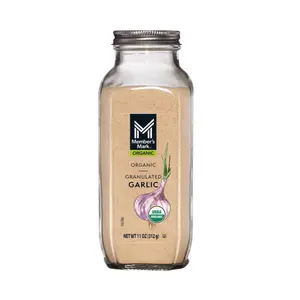 Member's Mark Organic Granulated Garlic 11 oz USDA Certified Pure & Natural Flavor Spice Dried