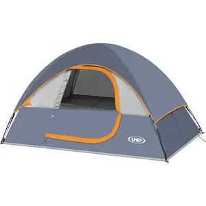 Camping Tent 2-4 Person, Waterproof Windproof Tent with Rainfly Easy Set Up-Portable Dome Tents for Camping… unp