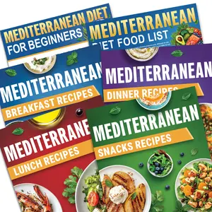 Set 6 Mediterranean Diet Chart Food List 2026, Mediterranean Ingredient Meal Plan, Serving Sizes Calories Net Carbs, Weight Loss Diet, Diabetes-Friendly, Heart Healthy, Easy Recipes for Beginners