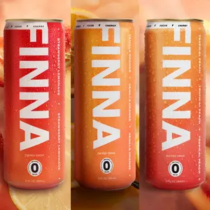 FINNA Sugar Free Energy Drink Variety Pack - 12 Pack, Lightly Carbonated, 13 Total Ingredients, No Sugars, Less Preservatives