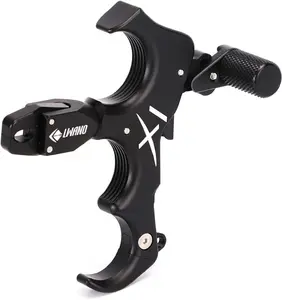 X1 Compound Bow Thumb Bow Release, 3&4 Finger Grip Adjustable Release Aids