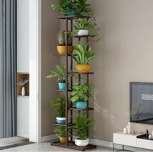 8 Tier Metal Plant Stand, Tiered Plant Stand 9 Potted Corner Plant Rack Flower Pot Display Shelf for Garden Patio Lawn Balcony Living Room
