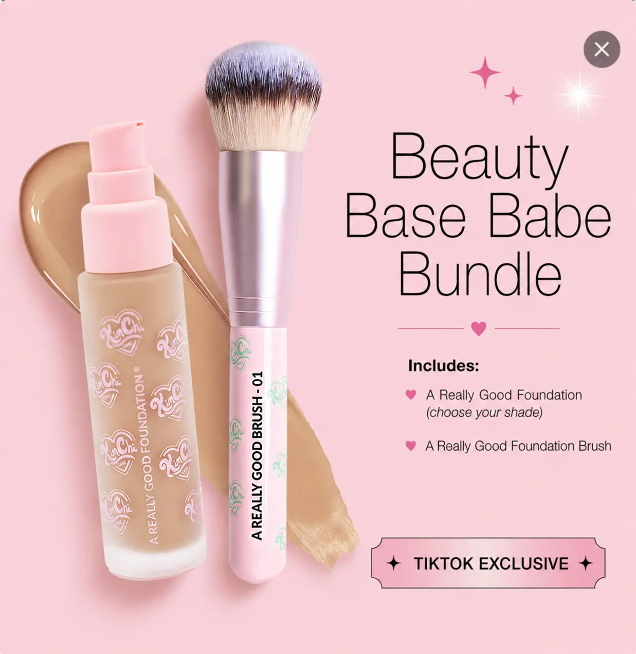 Beauty Base Babe Bundle - A Really Good Foundation & Brush