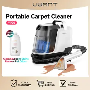 Uwant Y100 Carpet Cleaner Machine 18Kpa PowerfulSuction Upholstery Cleaner for Pet, PortableCarpet Cleaner with Cleaning Tools&Self-cleaning for Spot, Cars,Rug,Furniture