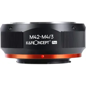 K&F Concept Lens Mount Adapter Compatible for Leica M42 Screw Mount Lens to M4/3 M43 Micro Four Thirds Mount Camera with Matting Varnish