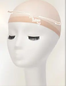 Women's Breathable Wig Cap with Net Ultra Thin Nylon Wig Caps Sheer HD Invisible Stocking for Lace Front Wigs Hair Extensions & Bald Caps Breathable Elastic Hairnet