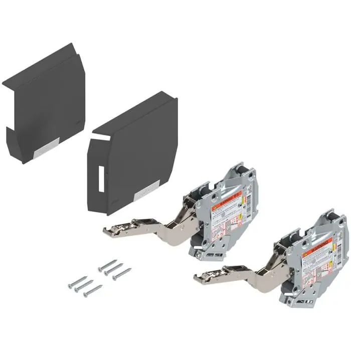 Blum B20K2E00TN6 DG Aventos HK-S TIP-ON Lift Mech 86-177 Lid Stay - Dark Gray