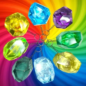 Evolution Stone Keychain for Pokemon Fans - Handcrafted Resin Crystals, Custom Gift, Sizes 1-1.5 Inches, Unique Shapes, Made in the USA