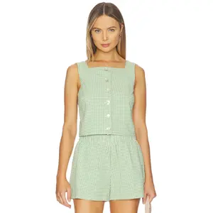 Show Me Your Mumu Maren Top in Field Green