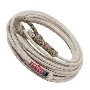 65 FT Cotton Rawhide Burner Hondilla Lasso Rope Soga