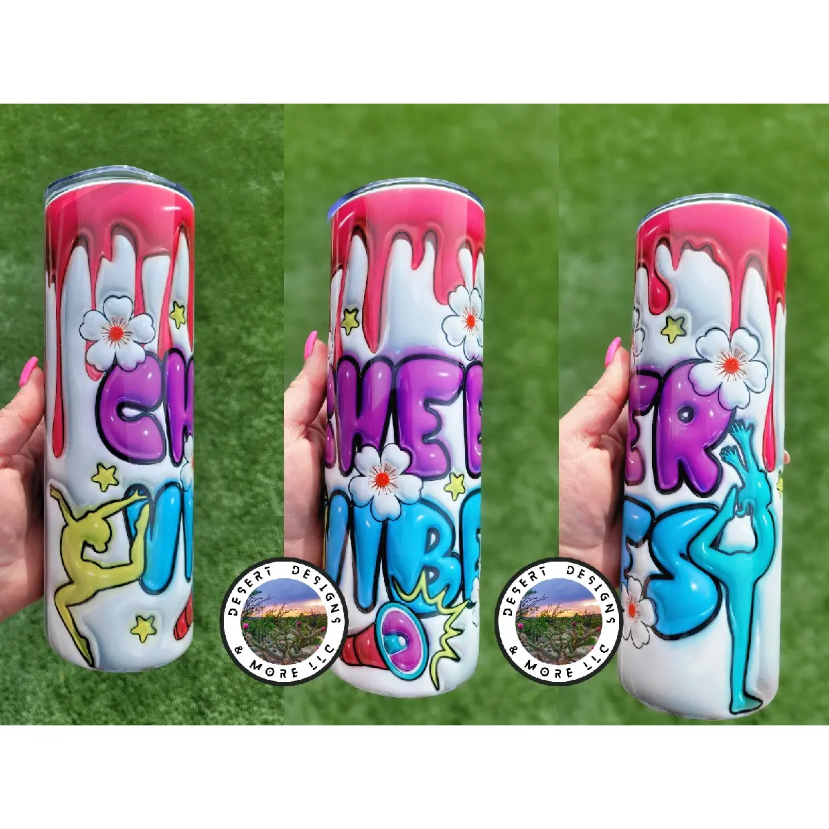 Cheer Vibes 20oz tumbler