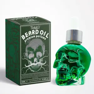 Men's Beard Oil Perfume, Gentle Hydrating Formula for Daily Use, Woody Notes Beard Care Product for Men, Perfume for Men, Halloween