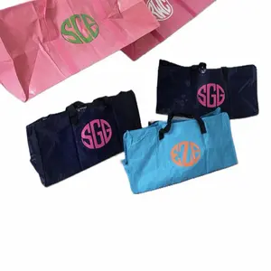 2-Pack Personalized Monogram Dorm College Moving Storage Bags Organizer - Modern, Breathable, 1-Size Home Organizers for Room & Closet Organization, Ideal for Gifting or Matching Trendy College Colors Add different names on each.