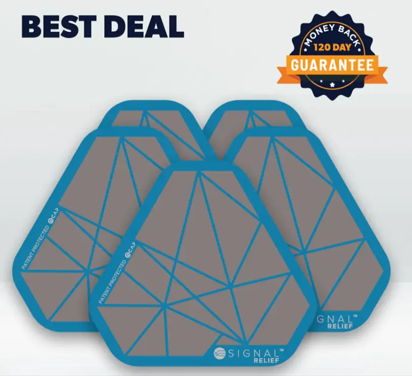 Signal Relief 4.5" Patch Reduce the impact of pain LATEX-FREE ADHESIVES